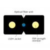 FBR-OBK-SM-G-2CORE-MT OBK 1x2 SM 2 CORE G657 LSZH - DROP FIBER / METRE