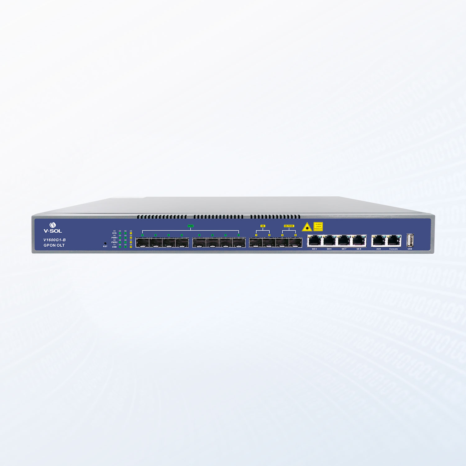 GPON-OLT-V1600G1-B VSOL - 8 PORT - OLT , FTTX , SFP+ 