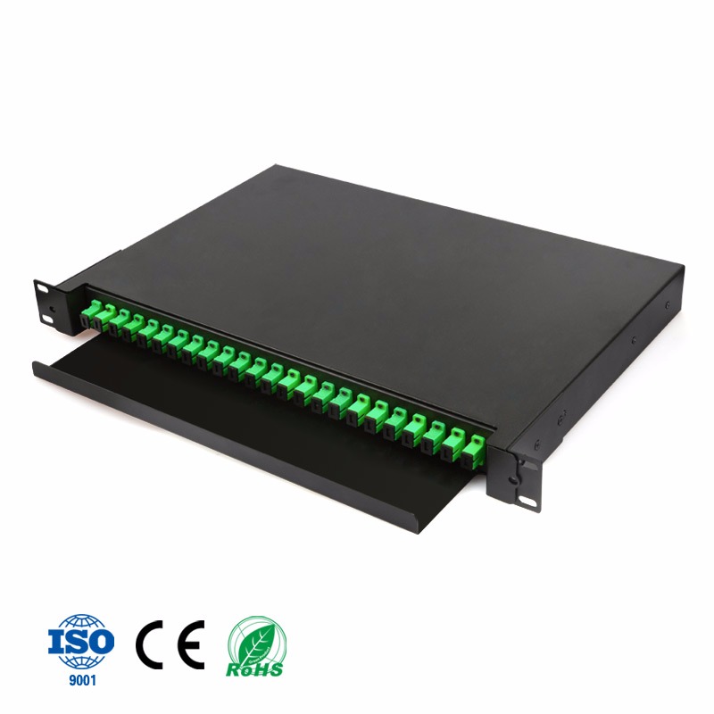 FBR-RACK-24-SC-APC-FULL FIBER RACK TIPI 24 PORT 1U RAYLI F/O PATCH PANEL 